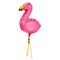 Juvale Small Tropical Flamingo Pinata, Summer, Luau, and Pool Party Supplies, 16 x 13 x 3 Inches